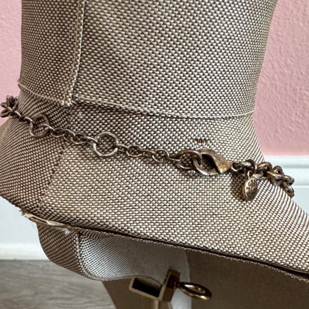 J. Crew Elegant Blue and Gold Necklace - Picture 4 of 5